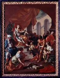Das Urteil Salomos (Gemälde von Francesco de Mura)