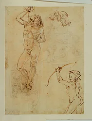 Skizze für ein Martyrium des Heiligen Sebastian