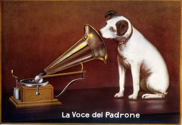 Italienische Werbung für Die Stimme meines Meisters