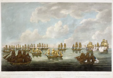 Gefechte zwischen der China-Flotte und einem französischen Geschwader am 15. Februar 1804