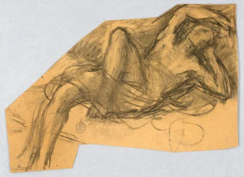 Skizze einer nackten Figur