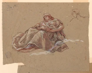 Studie für "Barmherzigkeit", St. Bartholomew