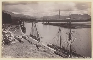 Hafen von Portmadoc von Borth