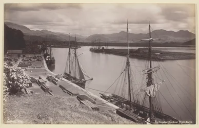 Hafen von Portmadoc von Borth, 1860-94