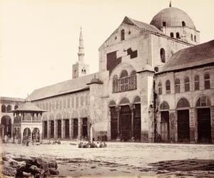 Seite der Großen Moschee (Umayyaden-Moschee), Blick nach Norden, Damaskus