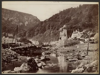 Dorf am Fluss