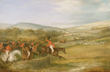Die Berkeley-Jagd in vollem Lauf, 1842