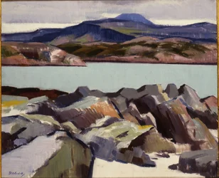 Ben More, von oberhalb Port Beag na Sligeanach