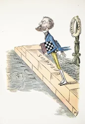 Buchstabe F, Illustration aus dem Struwwelpeter-Alphabet, Vers von Harold Begbie (1871-1929)