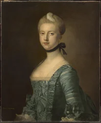 Miss C. Walpole, später Gräfin Dysart (eines von zwei Gegenstücken)