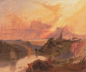 Die Avon-Schlucht bei Sonnenuntergang