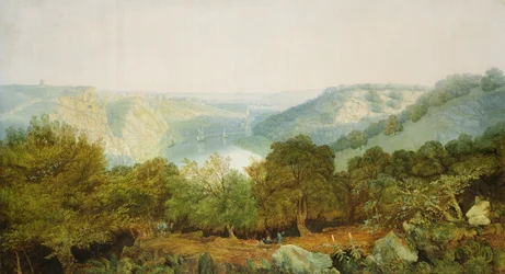 Die Avon-Schlucht mit Clifton und den Hotwells, Bristol