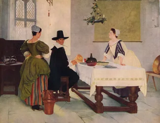 Zwischen zwei Feuern, um 1892, 1938