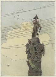 London: Dekoration von Nelson
