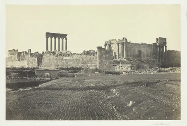 Baalbec, von Süden, 1857