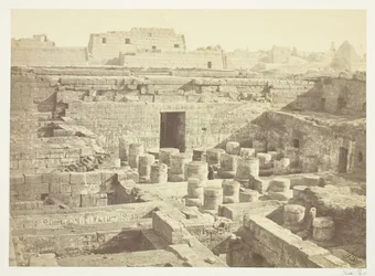 Neue Ausgrabung in Medinet-Haboo