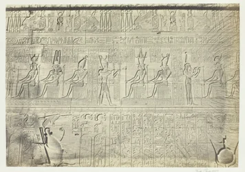 Skulpturen von der Außenwand, Dendera