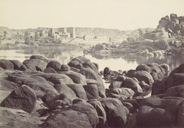 Der Zugang zu Philae, 1857