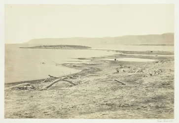 Die Nordküste des Toten Meeres, 1857
