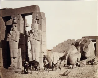 Das Ramesseum von El-Kurneh, Theben
