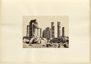 Der Tempel von Soleb, Äthiopien