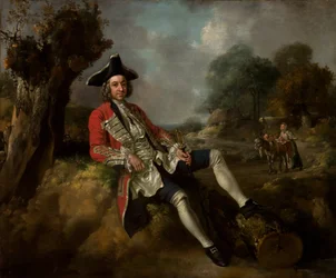 Porträt eines Gentlemans, um 1750