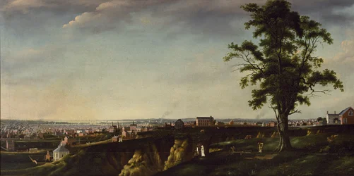 Blick auf Baltimore von Chapel Hill, ca. 1803