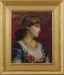 Prinzessin Träumerische Augen