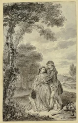 Illustration zu Roderick Random, von Tobias Smollett