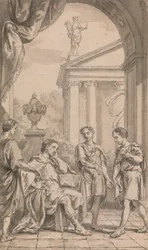 Boten vor einem Kaiser