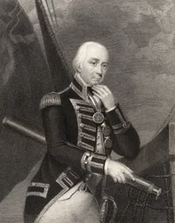 Admiral Lord Cuthbert Collingwood, graviert von W. Finden, aus 