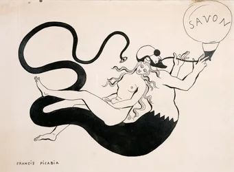 Zeichnung für die dadaistische Zeitschrift 