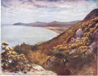 Dublin Bay vom Victoria Hill, aus Einblicke in viele Länder: Irland, veröffentlicht von Adams & Charles, 1909