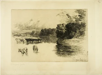 Ein Fluss in Lancashire
