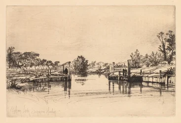 Egham Lock, 1859