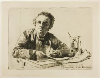 Porträt von Francis Seymour Haden, Nr. 2 (Während des Radierens)