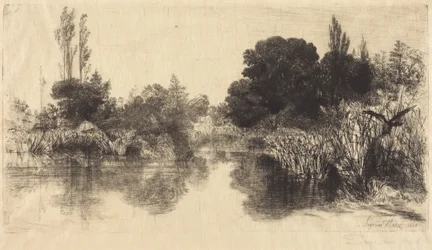 Shere Mill Pond (Die größere Tafel)