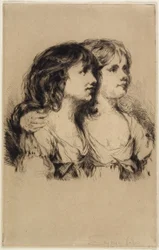 Die Zwillinge-Sarah und Anne Haden (Nr. 2), 1885
