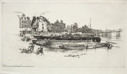 Whistlers Haus, Old Chelsea, 1863