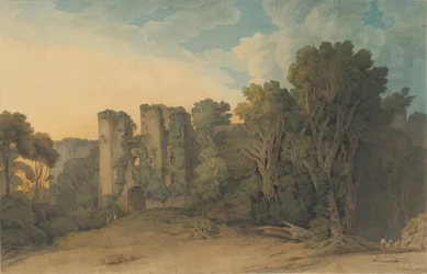 Berry Pomeroy Castle im County Devon, 1775-1805