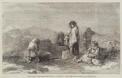 Pilger zum Heiligen Brunnen