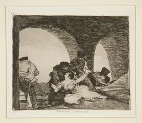 Amarga presencia (Bittere Anwesenheit), Bl. 13 aus Los desastres de la guerra (Die Schrecken des Krieges)