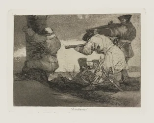 Barbaren!, pl. 38 aus der Serie Die Schrecken des Krieges