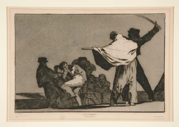 Bekannte Torheit, unnummerierte Platte aus der Serie Los proverbios