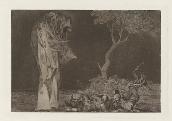 Disparate de miedo, auch bekannt als Por temor no pierdas honor, aus der Serie Los disparates