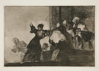 Disparate pobre (Arme Torheit), pl. 11 aus der Serie Los proverbios
