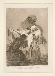 Nadie nos ha visto (Niemand hat uns gesehen), pl. 79 aus der Serie Los caprichos