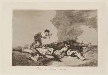 Para eso habeis nacido (Das ist, wofür ihr geboren wurdet), pl. 12 aus der Serie Los desastres de la guerra (Die Schrecken des Krieges)