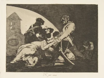 Tafel 11 aus „Die Schrecken des Krieges“: Auch diese nicht, 1810