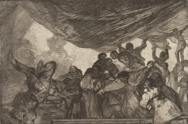Platte 15 aus den Disparates: Klare Torheit